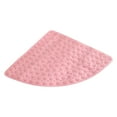thumbnail image 5 of Corner Shower Mat, Non Slip Bathtub Mats PVC Bath Mat, Machine Washable Sector Shower Mat, Safe Shower Pad with Suction Cup Quick Drain for Bathroom Wet Areas, 5 of 6