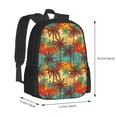 thumbnail image 2 of Sigee Colorful Hawaii Palms for Simple large capacity backpack Travel Laptop Backpack, Business for Travel and Daily Use, 2 of 9