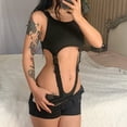 thumbnail image 3 of Mono de lencería SINROYEE Anime Cosplay Teddy Body para mujer, 3 of 7
