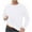 White, variant on Men's Sweatshirts Warm Fleece Jumpers Sherpa Lined Pullover Sweater Classic Cotton Winter Sweatshirt, Black 4XL