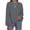 Gray, variant on Womens Sweater Oversized Solid Color Long Sleeve Crew Neck Ribbed Fall Winter Casual Loose Workout Pullover Tops