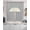 Gray, variant on Brown Stripes Swag Kitchen Curtains Sets for Windows 24 Inch Length, Simple Geometric Modern Monochrome Short Window Curtain Panels Swags Valances and Tiers 3 Piece Set for Cafe/Dining Room