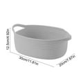 thumbnail image 2 of Lunxisen 4 Pcs Basket Empty Gift Basket, Decorative Rope Woven Nursery Storage Organizer Dog Toy Baskets for Baby Showers Christmas Easter with Gift Bags and Ribbons, 2 of 8