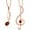 Garnet, January, variant on 18K Rose Gold Plated Silver Black Onyx Treble Clef and Eighth Note 2 Pcs Music Pendant Necklace Jewelry Set for Women By Keren Hanan (0.85 Cttw, December Birthstone, Oval 6X4MM, Round 3MM)