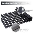 thumbnail image 3 of Shower Mat Non Slip Bathtub Mat and Drain Hole Shower Mat and Drain Holes 8FTX46FT Bath Mat for Tub & Shower. Dry, Easy to Cut,for Tub & Shower(Black), 3 of 6