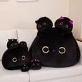 thumbnail image 1 of Cuddly Little Cat Plush Pendant Toy Fluffy Kitten Like Real Simulation Animal Plushie Release Pressure Kids Giftpurple ear 1pcs15cm He Qiyong unisex, 1 of 1