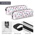 thumbnail image 4 of Fotbe Rabbit Eating Pattern Leather Pencil Case, Pencil Pouch with Durable Zipper, Compact and Stylish Organizer for Stationery, Art Supplies, Travel Essentials, 4 of 7