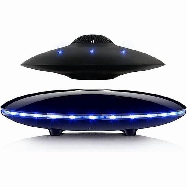 wonima11 Magnetic Levitating Bluetooth Speaker, Levitating UFO Speakers with LED Lights, 360 Degree Rotation,Wireless Floating Speakers for Home Office Decor Cool Tech Gadgets,Creative Gifts