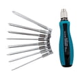 thumbnail image 1 of Juego de destornildores profesionales de 9 piezas, ienta de reparación con estuche de almacenamiento, dispositivo de reparación de brocas, Baoblaze destornillador, 1 of 7