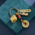 thumbnail image 2 of Murtoo Zodiac Wealth Pot Keychain – 12 Chinese Zodiac Good Luck Charm with Peace and Prosperity Symbols, 2 of 5