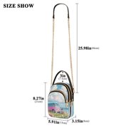 Women's Crossbody Handbags Shoulder Handbag Multi Pocket Crossbody Bag Cartoon-style Retro Bus