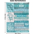 thumbnail image 2 of LHSHID Gifts for Mom from Daughter Son Blanket Flannel Soft and Comfortable Anti static Bed Sofa Blanket 60x80in, 2 of 5