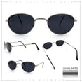 thumbnail image 2 of SA106 Oval Metal Sunglasses for Women and Men, 2 of 6