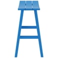 thumbnail image 4 of Costaelm Paradise 29" Poly Plastic Outdoor Patio Bar Stool, Pacific Blue, 4 of 6
