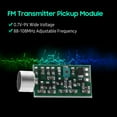 thumbnail image 3 of Transmisor FM Módulo del Transmisor FM 0.7-9V 88-108MHz Módulo de Transmisión de Audio FM Pickup Inalámbrica FM Tablero de Nús de Micrófono V4.0, 3 of 7