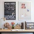thumbnail image 6 of U Brands 20 x 30 x 1 in. Magnetic Chalkboard, Black Surface White Wood Frame, 6 of 8
