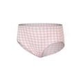 thumbnail image 4 of Hanes Toddler Girls’ Pure Comfort Organic Cotton Brief Underwear, Assorted, 6-Pack, 4 of 6