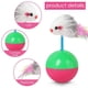 thumbnail image 5 of Fiudx Juguete para Gatos con Forma de Ratón con Plumas de Colores, Juguete Interactivo de Autoentretenimiento, Estimulación Multimaterial Atractiva, Entrenamiento Divertido, Perfecto para Amigos Feli, 5 of 5