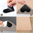 thumbnail image 4 of leiwo Rug Gripper,12pcs Carpet Tape, Non Slip Rug Pad, Double Sided Anti Curling Reusable Rug Grippers for Carpet,Hardwood Floors,Tile,Mats black, 4 of 8