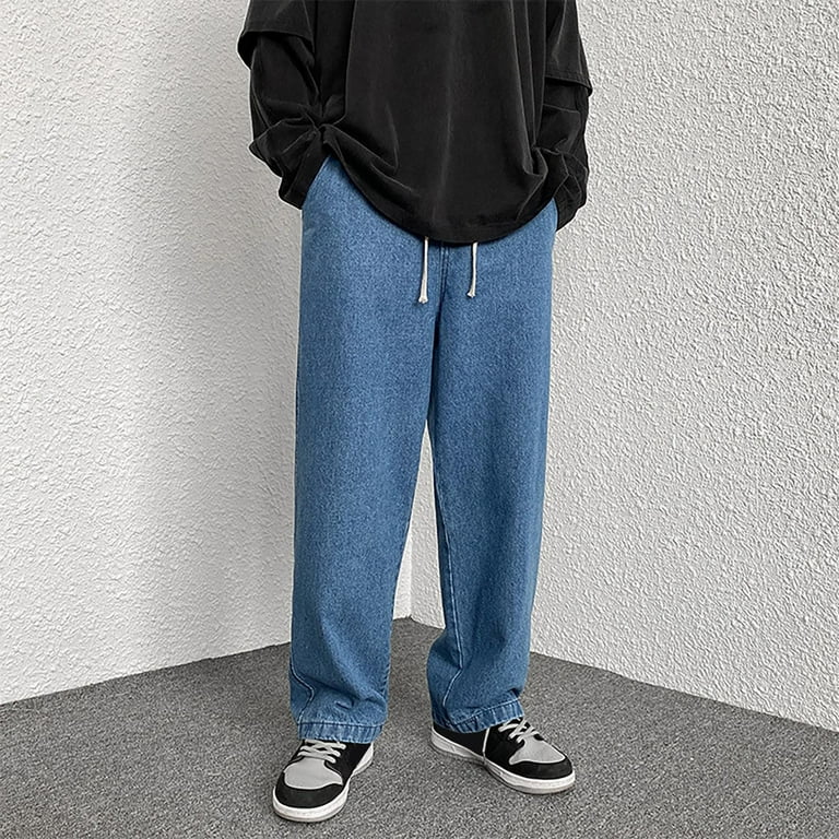 Blphud Baggy Pants Mens Slim Tall Men's Fashion Big Loose Blphud Baggy Pants Mens Slim Tall Men's Fashion Big Loose