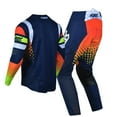 thumbnail image 3 of Willbros Motocross Jersey and Pants Combo Dirt Bike MX Gear Set Offroad Package Riding Racewear Navy Blue (Jersey Adult XL/Pants W36), 3 of 9