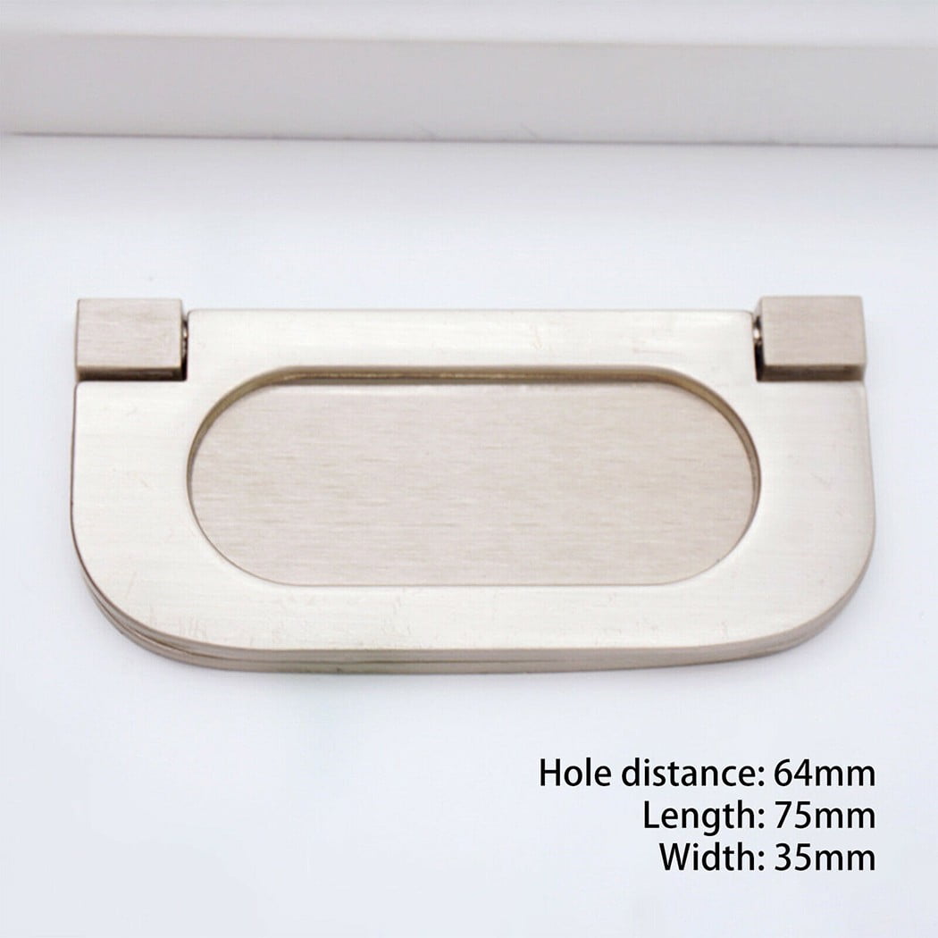 Quality Hidden Recessed Handles Knobs Grip Drawer Wardrobe Closet Door 
