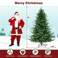 thumbnail image 3 of Costway 7 FT Pre-Lit Artificial Christmas Tree Hinged 1130 Branch Tips & 380 LED Lights, 3 of 10