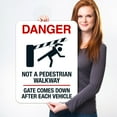 thumbnail image 2 of Not A Pedestrian Walkway Gate Closes After Each Vehicle With Graphic Sign,, 2 of 8