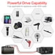 thumbnail image 5 of CNSWIPOWER 2000W (Potencia máxima 4000 W) inversor de Onda sinusoidal Pura y convertidor Solar CC 12V a CA 120V 60 Hz con Arranque Suave para Coche y Camping (CC 12V (Rango 10V-15V) 2000 W), 5 of 7