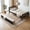 Brown, variant on VECELO Twin Bed Frame with Trundle, Twin Size Wood Platform Bed with Storage, for Bedroom Small Living Space, No Box Spring Needed, Grey