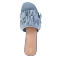 thumbnail image 4 of Time and Tru Women's Fringe Slide Sandals, 4 of 6