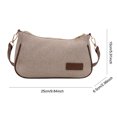 thumbnail image 2 of Bolso Embrague Hombro Mujeres Pana Córbina Cierre La Cartera para Viajar Por, 2 of 9