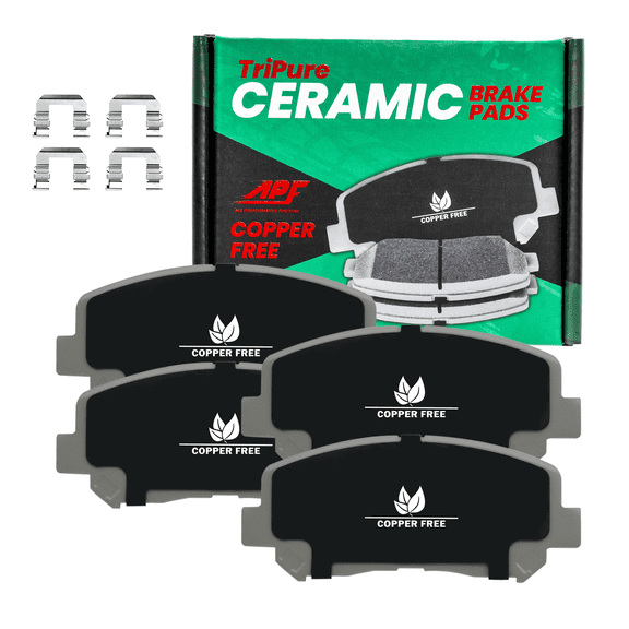 Rear TriPure Copper Free Brake Pads For Acura, Honda 2006-2014