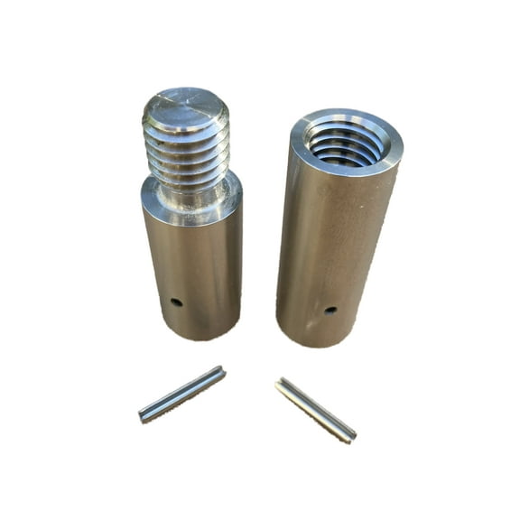 Island Anchor - Pole Coupler Connector - 1" Set (Male and Female)