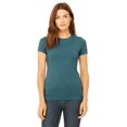 thumbnail image 1 of The Bella + Canvas T-Shirt pour Femmes Favorite - HTHR DEEP TEAL - 2TG, 1 of 3