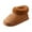 Khaki, variant on Platform Winter Snow Boots for Women In Cold Weather Fashion Casual Fleece Lined Warm Fuzzy Plush Slip on Ankle Booties