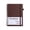 Brown-BW, variant on MMJ Notebook A5 Hardcover Lined Business Journal Elastic Band Closure Portable Pocket Office Meeting Daily Planner Pen Loop