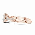 thumbnail image 4 of Zuwelria Moissanite Wedding Ring | Luxurious 2.08 Carat Round Cut Moissanite Diamond Engagement Ring for Women | 18K Rose Gold Plated Sterling Silver | D/VVS1 Size 7, 4 of 9