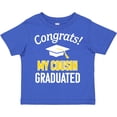thumbnail image 3 of Inktastic Congrats My Cousin Graduated with Cap Boys or Girls Toddler T-Shirt, 3 of 5
