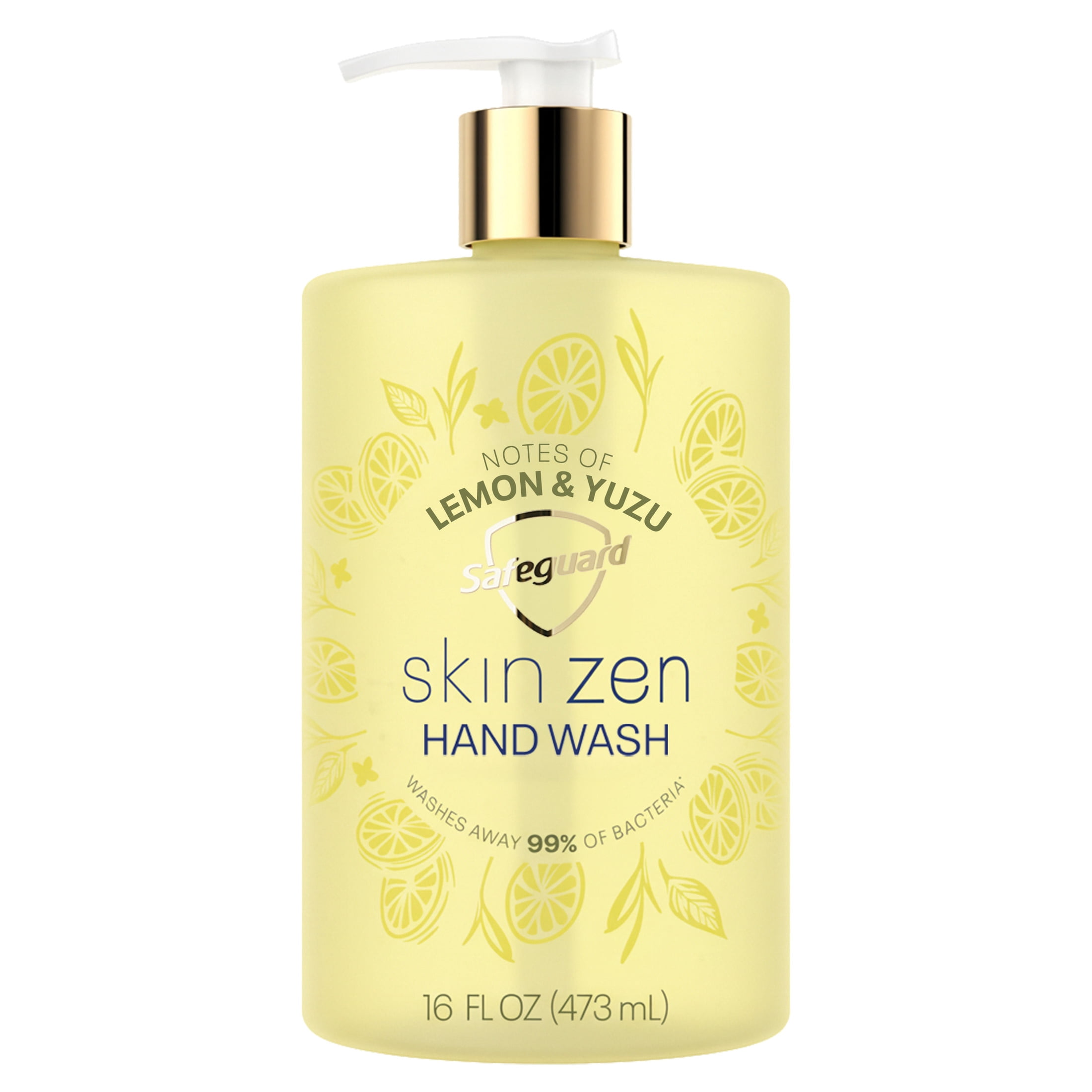 Safeguard Skin Zen Liquid Hand Soap, Notes of Lemon & Yuzu, 16 fl