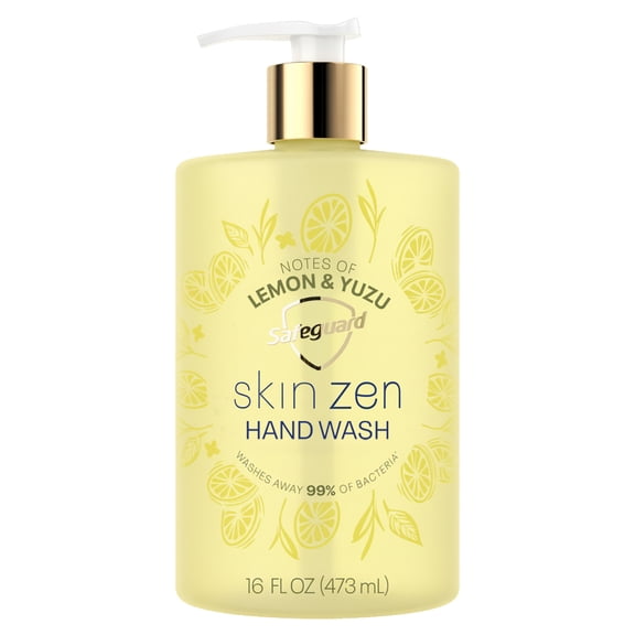 Safeguard Skin Zen Liquid Hand Soap, Notes of Lemon & Yuzu, 16 fl oz