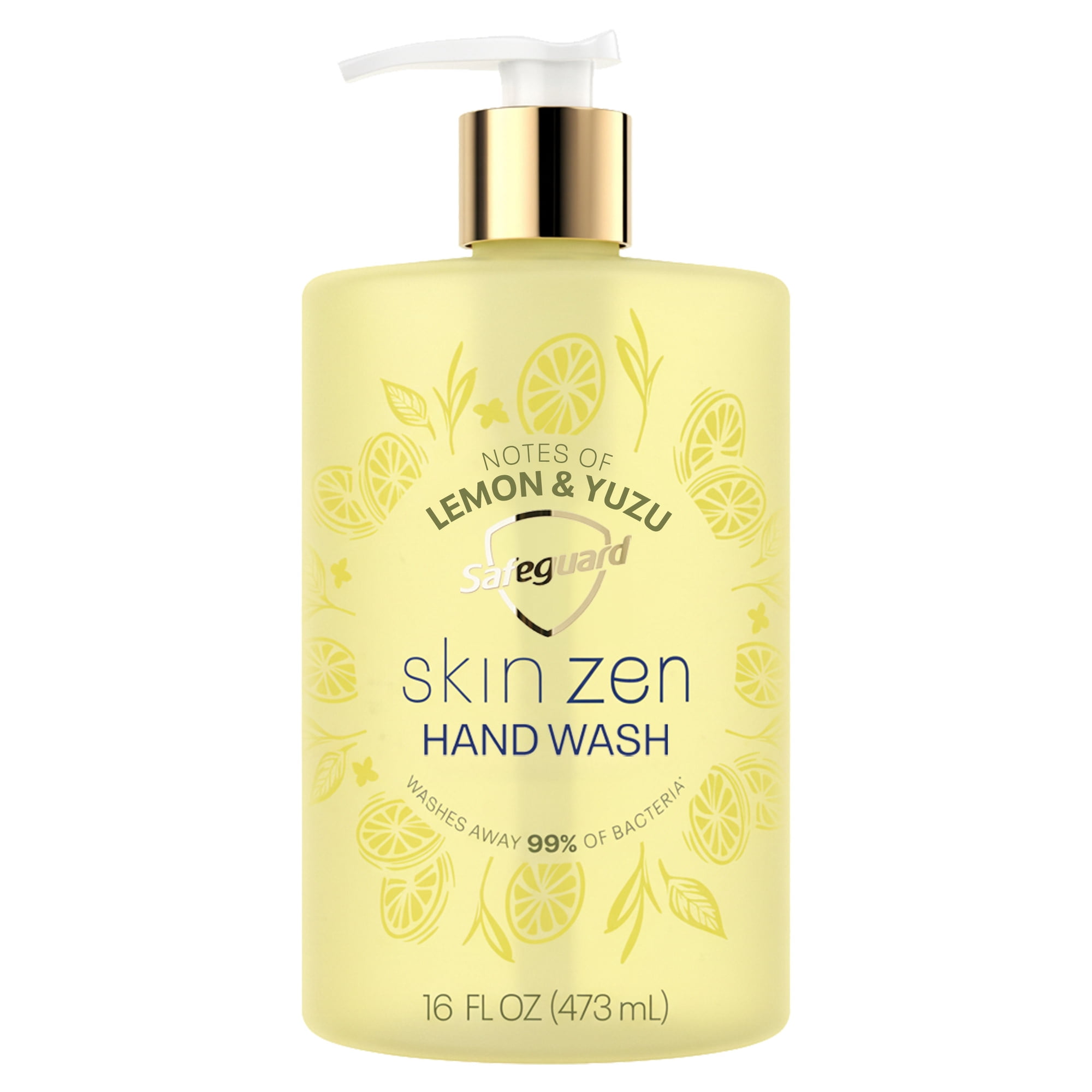 Safeguard Skin Zen Liquid Hand Soap, Notes of Lemon & Yuzu, 16 fl oz