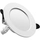 thumbnail image 2 of Foco empotrable LED, plano, lámpara de techo plana redonda empotrable, 7W, equivalente a 700 lúmenes, incandescente de 70W, AC175-265V, blanco cálido, para baño, sala de estar, juego de 6, 2 of 5