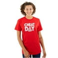 thumbnail image 3 of Cheat Day Pizza Fitness Food Craving Plus Size Crewneck Graphic Tee Shirt Brisco Brands 5X, 3 of 5