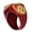 Brown, variant on BIMZUC Smart Counter Ring with 0.49in OLED Screen Support APP 20mm Aluminum Alloy CNC Button Portable Intelligent Counting Finger Ring Brown (20mm / 0.78 inches)