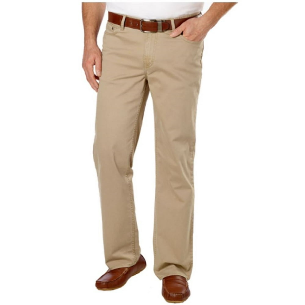 calvin klein straight fit stretch pants