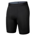 thumbnail image 1 of Pantalones cortos deportivos de compresión de alta elasticidad, frescos, de secado rápido, transpirables, para hombre, para entrenar, correr, andar en bicicleta, color negro, talla L, 1 of 13
