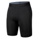 thumbnail image 1 of Pantalones cortos deportivos de compresión de alta elasticidad, frescos, de secado rápido, transpirables, para hombre, para entrenar, correr, andar en bicicleta, color negro, talla L, 1 of 13
