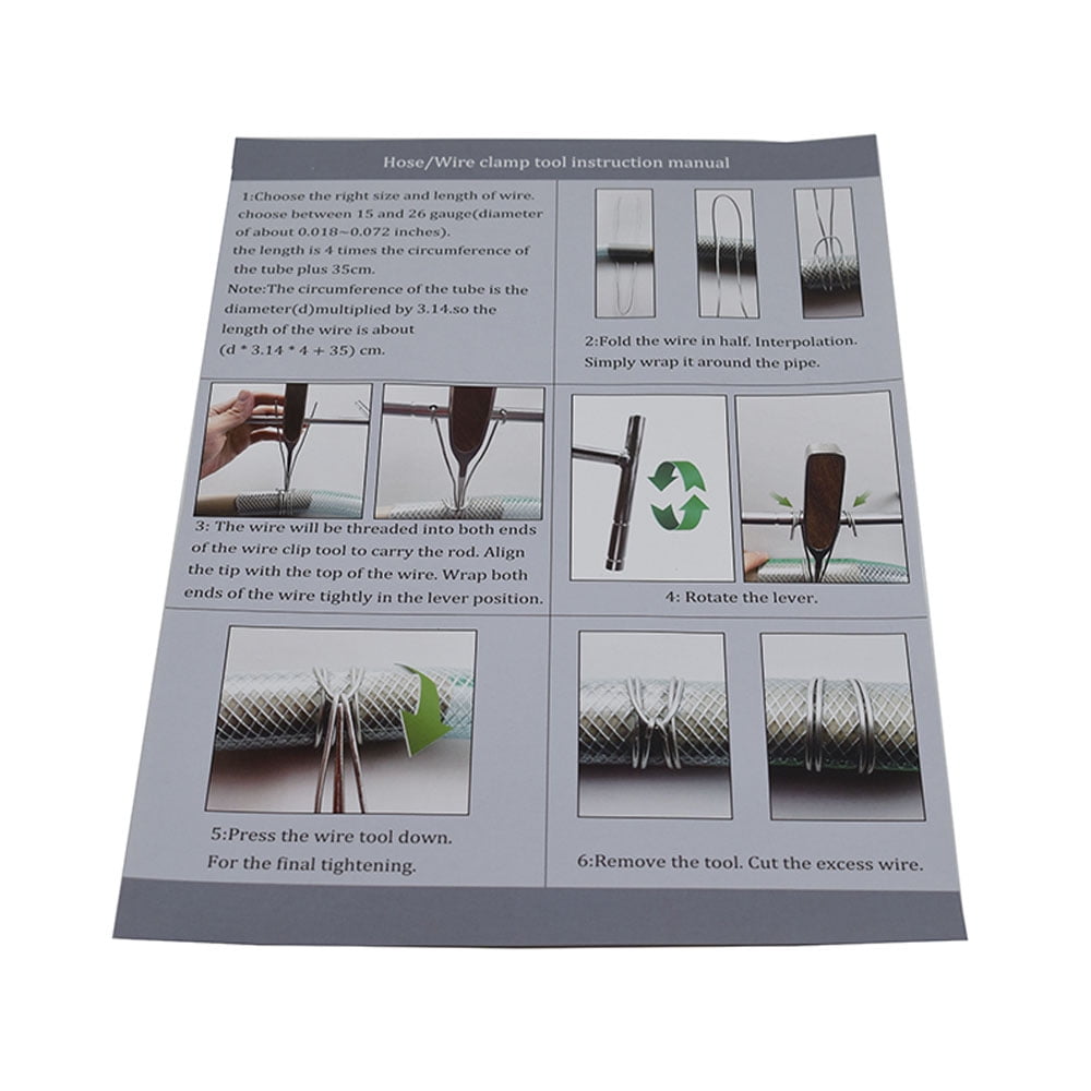 Hose Wire Clamp Tool Stainless Steel Woodworking Tools Outdoor Portable Multi-function Tools