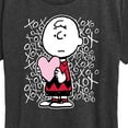 thumbnail image 3 of Peanuts - Charlie Brown Xoxo - Women's Short Sleeve Graphic T-Shirt, 3 of 6